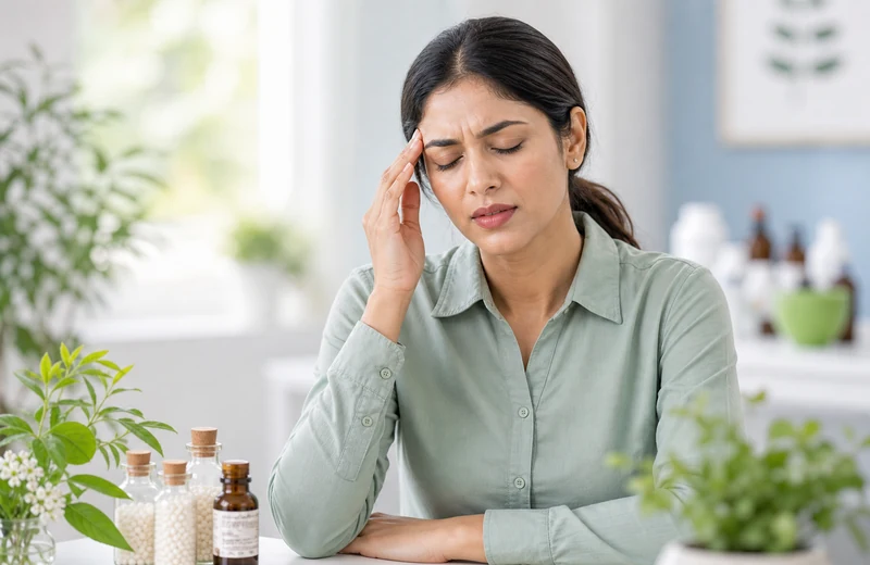 Migraine trigger relief homeopathy article cover