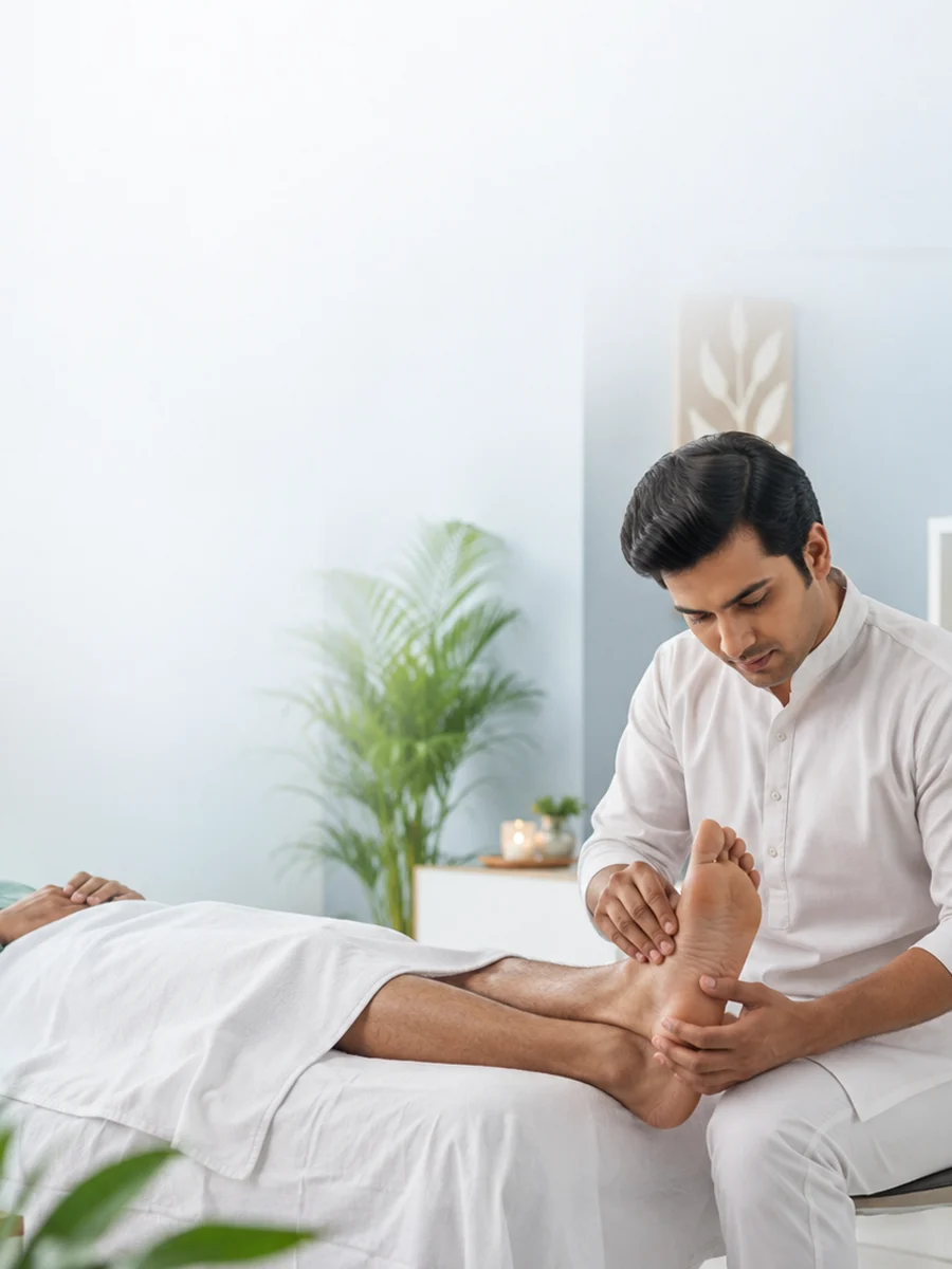 Nadipathy therapy for pressure point balance